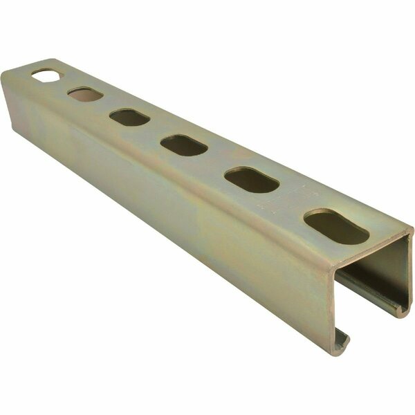 Abb Superstrut 10 ft. 12 Ga. Gold Galvanized Electroplated Zinc Strut Channel ZA1200HS10